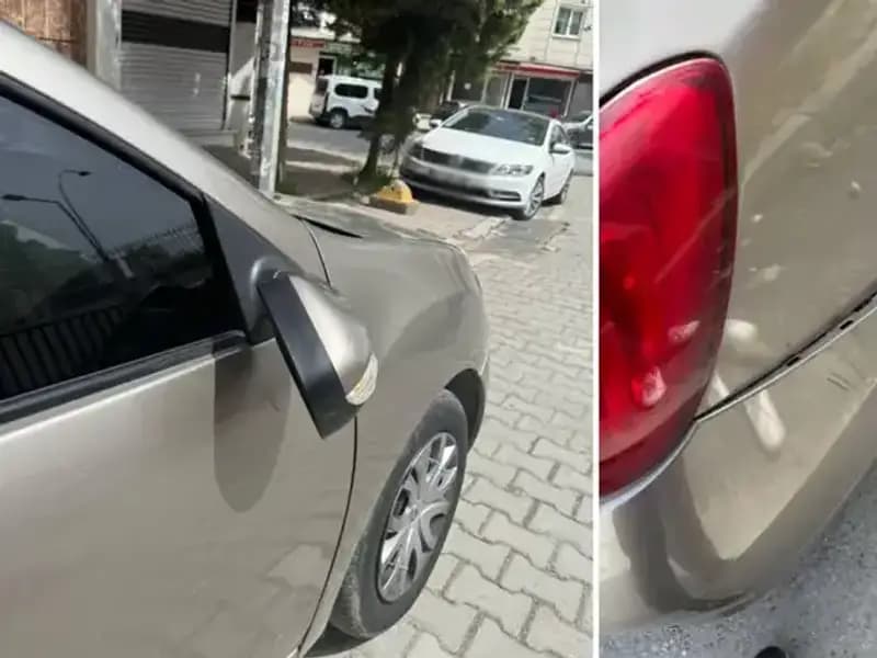 Motosikletli Maganda: Sadece Ayna Kırmakla Kalmadı, Mahallede Kavgaya Çağırdı!