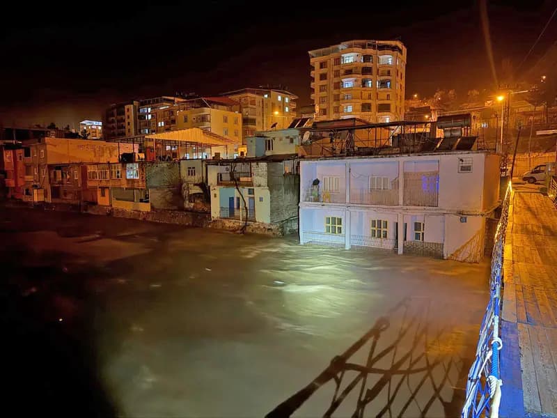 Siirt'te Taşkın Riski: Gece Yarısına Dikkat Edin