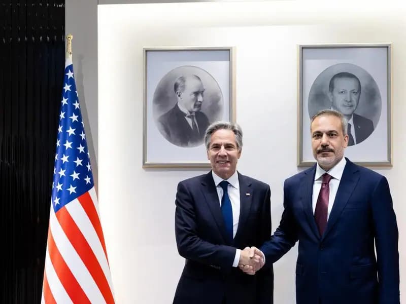 Bakan Fidan, ABD'li mevkidaşı Blinken ile görüştü