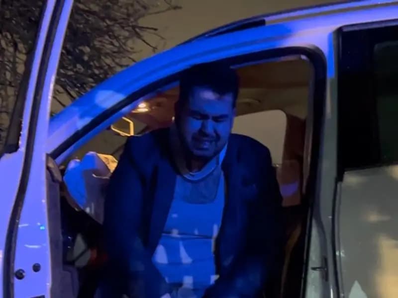 Tekirdağ Çorlu'da Tarlaya Giren Otomobil Ağaca Çarptı