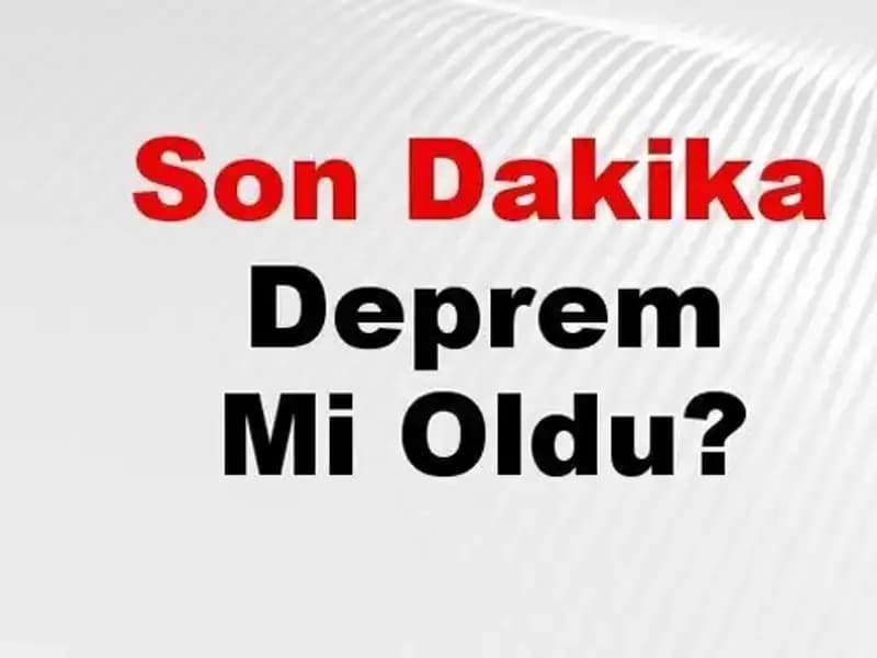 Konya'da Son Dakika Depremi: Neler Oluyor? İşte Detaylar!