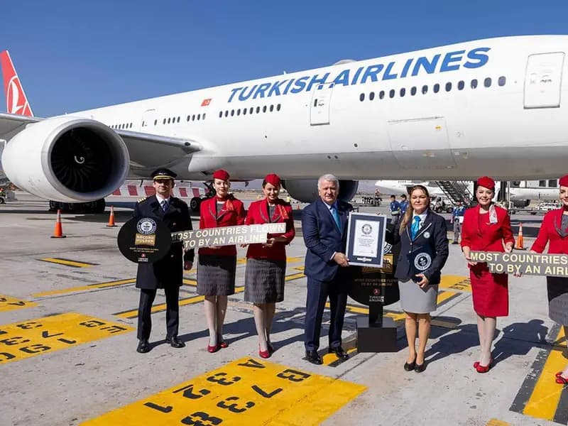 THY, Dünyanın En Çok Ülkesine Uçarak Guinness Rekoru Kırdı
