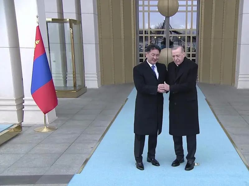 Moğolistan Cumhurbaşkanı Ukhnaa Ankara'da Ziyaretlerde Bulundu