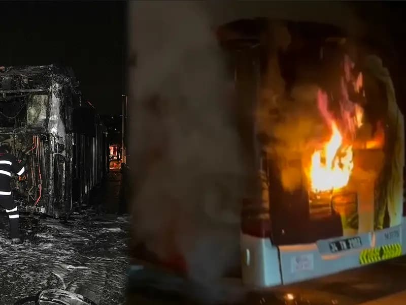 İstanbul Beşiktaş'ta Metrobüs Yangını: 60 Yolcu Tahliye Edildi