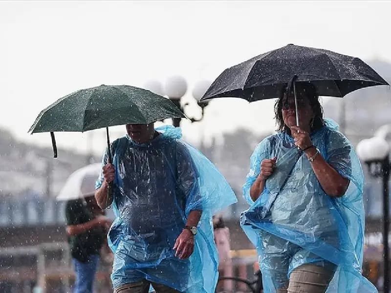 Türkiye'yi Bekleyen 5 Günlük Yağışlı Hava Alarmı
