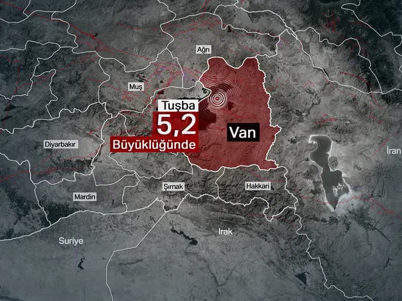 Van'da 5,2 Büyüklüğünde Deprem: Halkta Korku ve Endişe