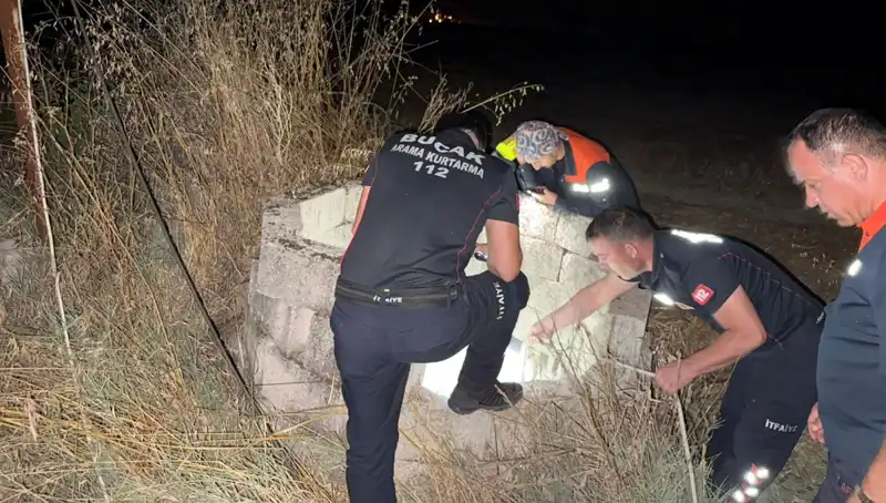 Burdur'da Kuyuya Düşen Kedi İtfaiye Ekiplerince Kurtarıldı!