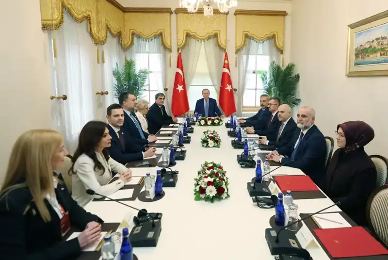 Balkan Ülkelerinin Dışişleri Bakanları Cumhurbaşkanı Erdoğan ile Görüştü