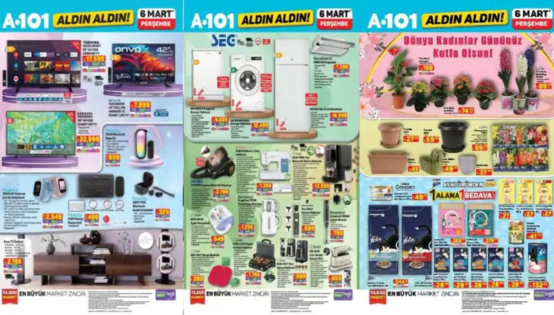 A101 6 Mart Aktüel Ürünler Kataloğu ile Yenilikler Sizi Bekliyor!