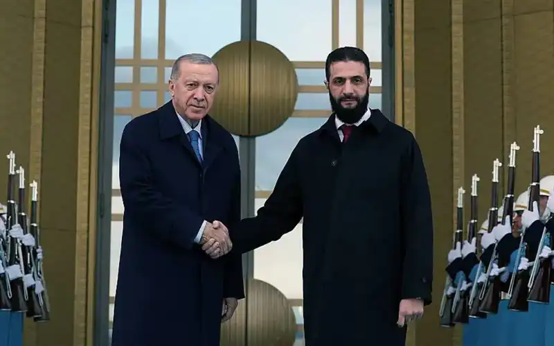 Cumhurbaşkanı Erdoğan, Şara ile Suriye'ye Desteği Konuştu