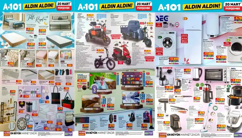Yeni A101 Aktüel Kataloğu: Airfryer ve Yatak ile Kaçırılmayacak Fırsatlar