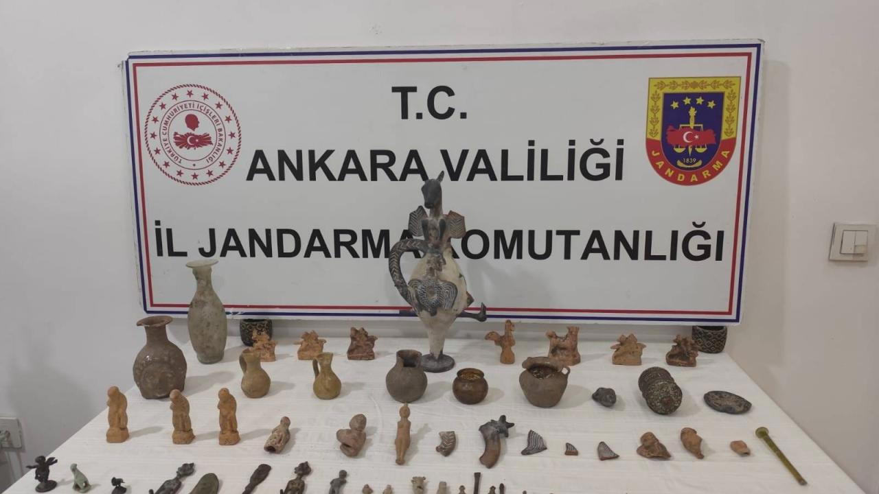 Başkentte Tarihi Eser Operasyonuyla 69 Objeye El Konuldu