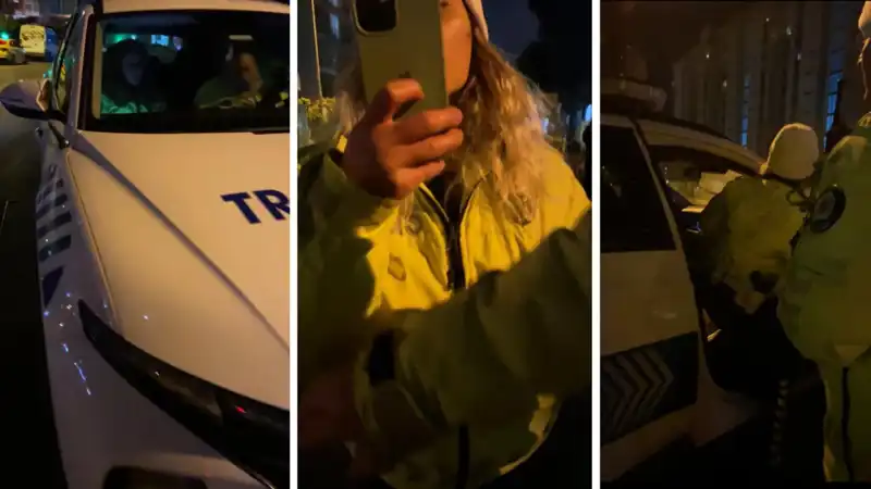 e-Devlet’ten Ceza Gören Adam, Polislerle Sokakta Tartıştı!