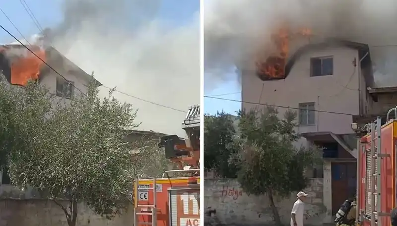 Hatay'da Yangın Korkuttu: Küçük Çocuğun Hastaneye Kaldırılması Seferberlik Yarattı