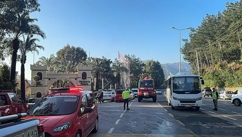 Muğla'da Beş Yıldızlı Otelde Korkutan Yangın: Misafirler Tahliye Edildi