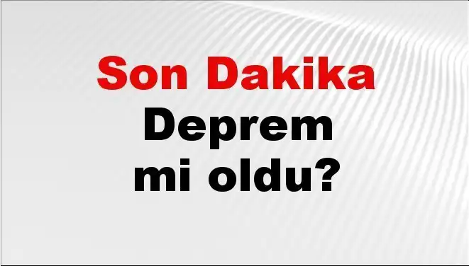 Kütahya’da Şok Deprem: Son Durum ve Açıklamalar