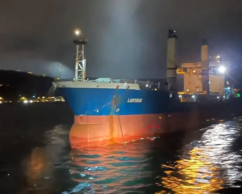 İstanbul Boğazı'nda Kuru Yük Gemisi Arıza Yaptı, İşte O Anların Detayları